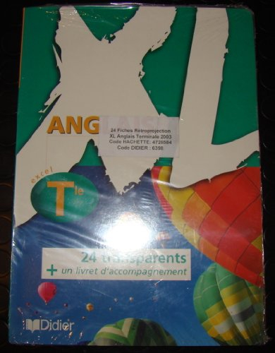XL anglais terminale : 24 transparents + 1 livret d'accompagnement