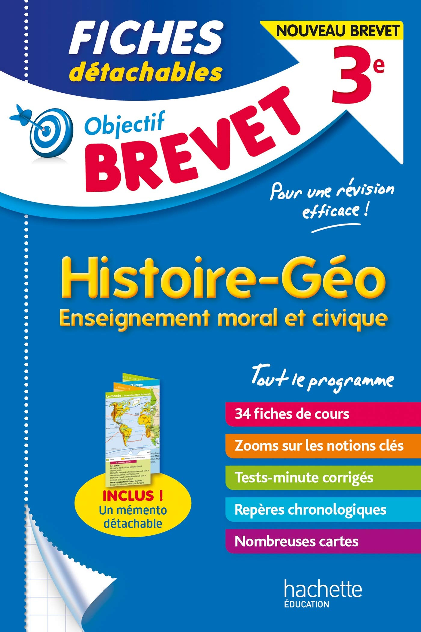 Histoire géo, enseignement moral et civique, 3e : tout le programme : nouveau brevet