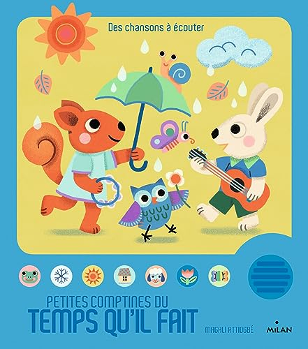 Petites comptines du temps qu'il fait : des chansons à écouter
