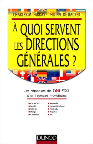 A quoi servent les directions générales ?