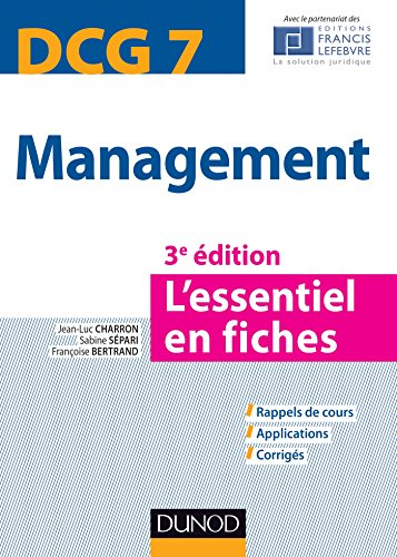 Management, DCG 7 : l'essentiel en fiches