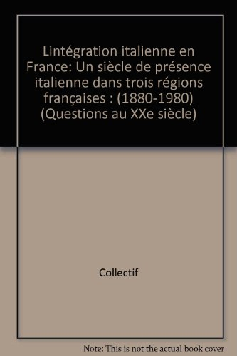 L'intégration italienne en France