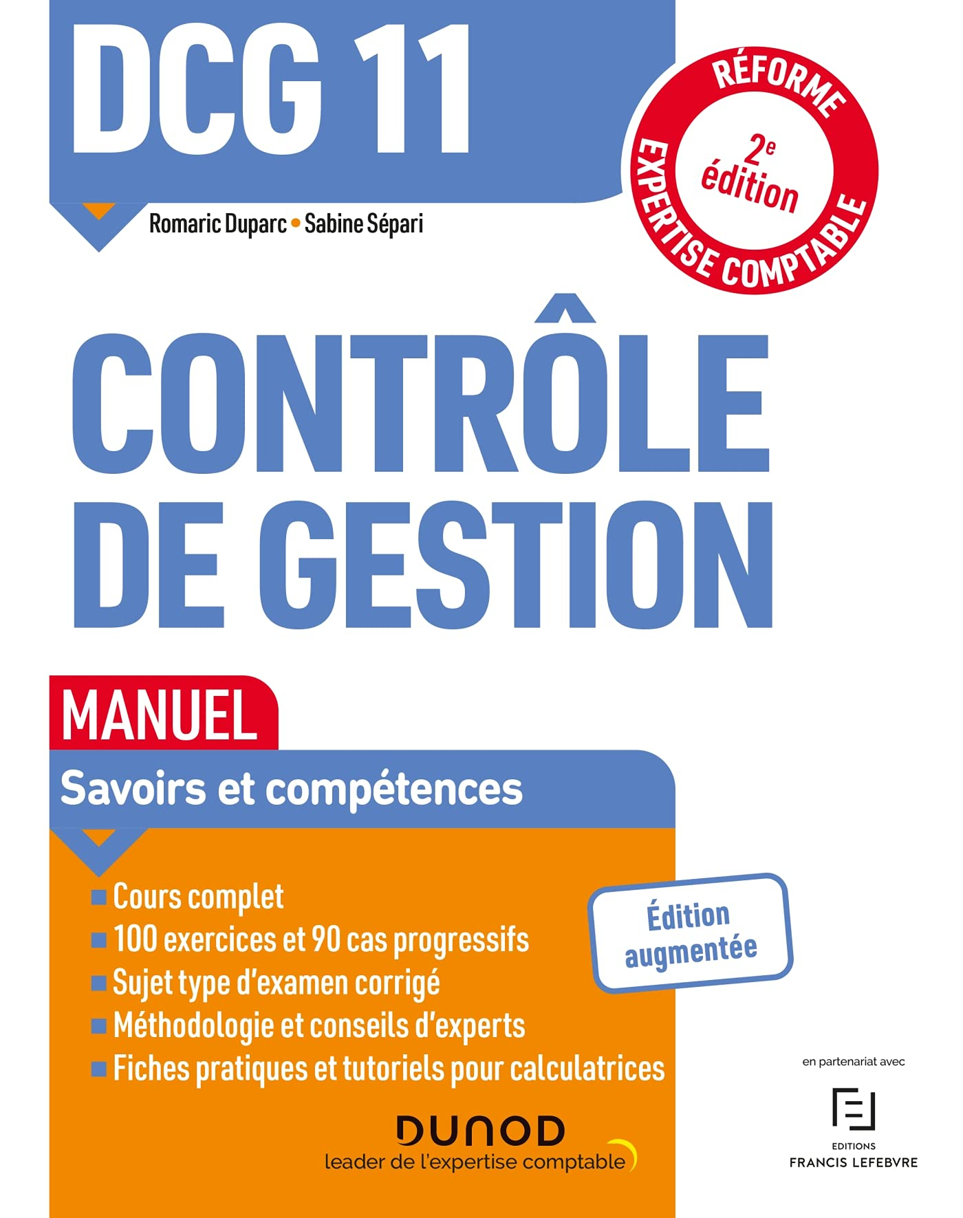 DCG 11, contrôle de gestion : manuel : savoirs et compétences