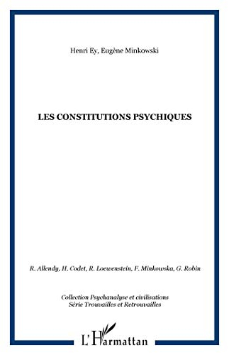 Les constitutions psychiques