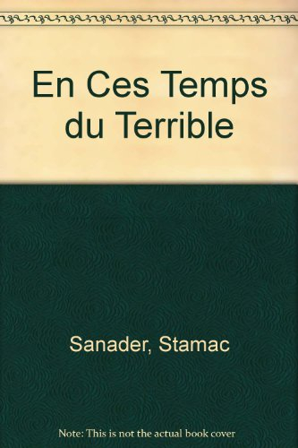 En ces temps du terrible : anthologie de la poésie croate de guerre (1991-1994)