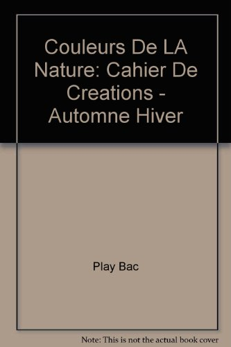 Cahier de créations automne hiver