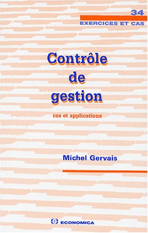 Contrôle de gestion : cas et applications