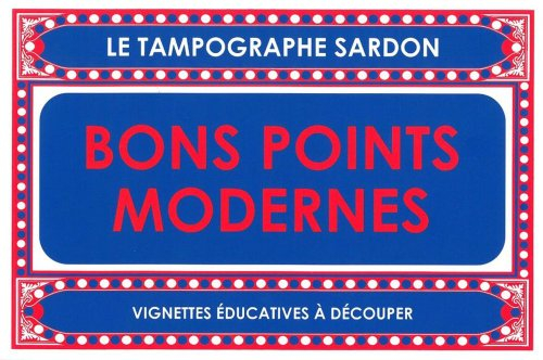 Bons points modernes : vignettes éducatives à découper