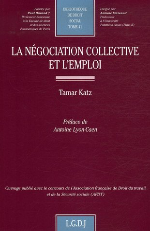 La négociation collective et l'emploi
