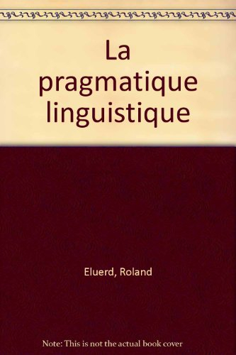 la pragmatique linguistique