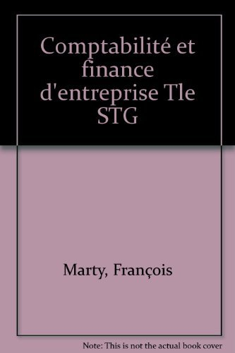 Comptabilité et finance d'entreprise, énoncé : spécialité comptabilité et finance d'entreprise, term