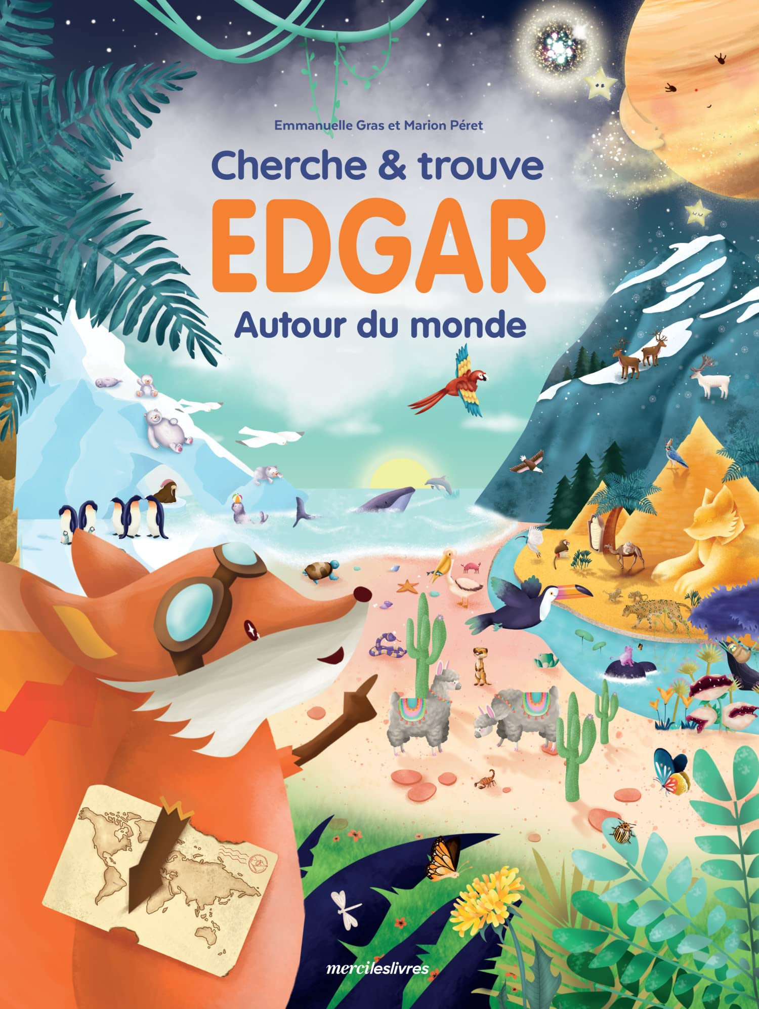 Cherche & trouve Edgar autour du monde