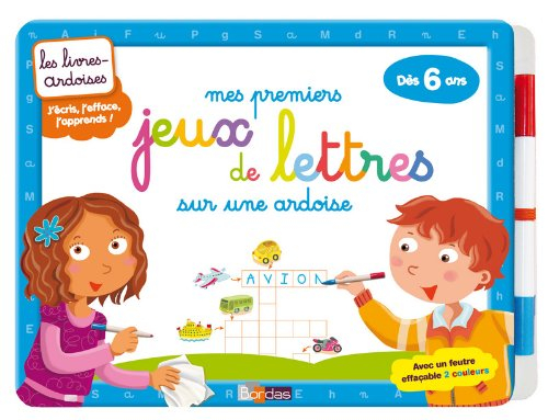 Mes premiers jeux de lettres sur une ardoise, dès 6 ans