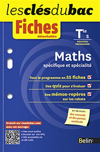 Maths, spécifique et spécialité, terminale S : nouveau programme
