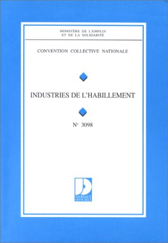 convention collective nationale du 17 février 1958 (etendue par arrêté du 23 février 1959): habillem