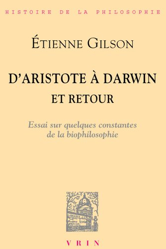 d'aristote à darwin, et retour