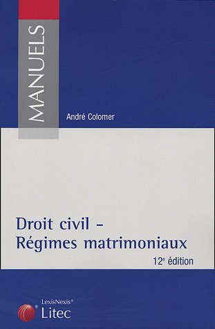 Droit civil : régimes matrimoniaux
