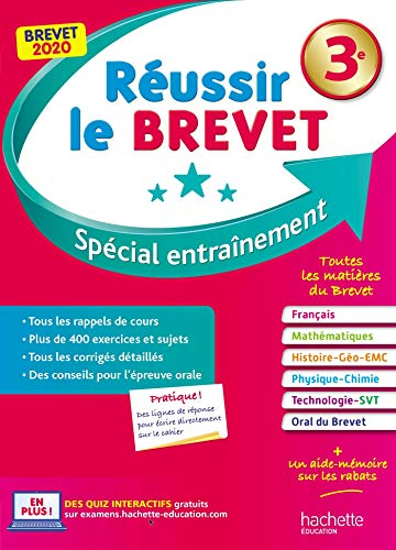 Réussir le brevet 3e, 2019 : spécial entraînement : nouveau brevet 2019