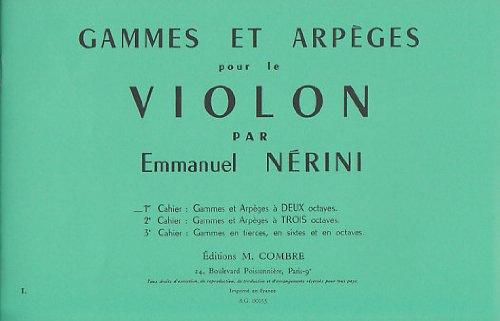 Gammes et arpèges Vol.1 (à 2 octaves) - Violon