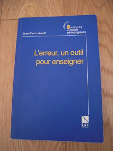 L'erreur, un outil pour enseigner