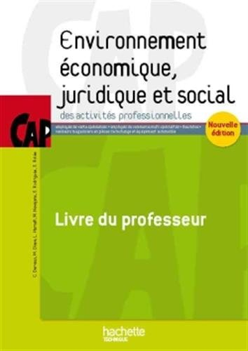 Environnement économique, juridique et social des activités professionnelles : CAP employés de vente