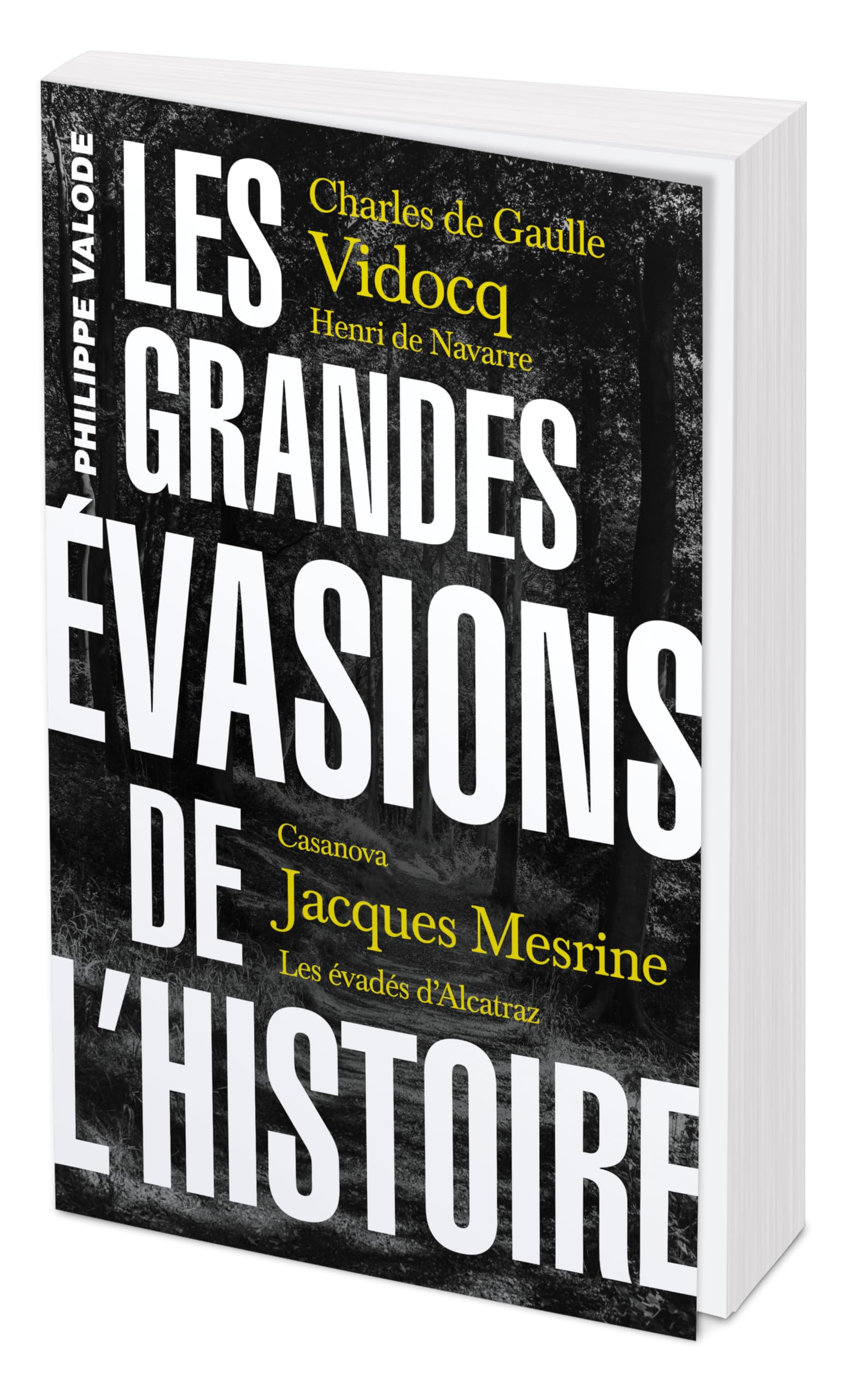 Les grandes évasions de l'histoire : Charles de Gaulle, Vidocq, Henri de Navarre, Casanova, Jacques 