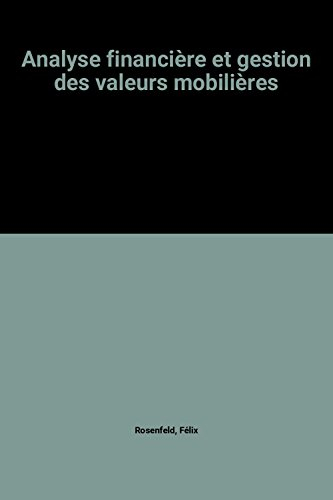 analyse financière et gestion des valeurs mobilières