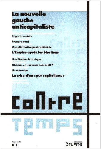 ContreTemps, n° 1. La nouvelle gauche anticapitaliste