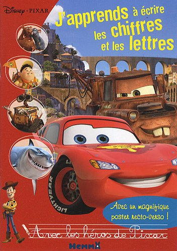J'apprends à écrire les chiffres et les lettres avec les héros de Pixar