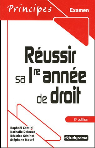 réussir sa 1e année de droit
