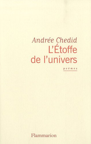 L'étoffe de l'univers : poèmes
