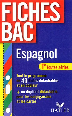 Espagnol terminale toutes séries