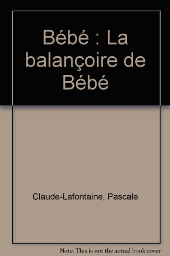 La balançoire de bébé
