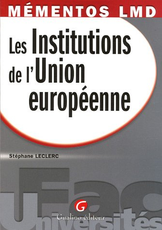 les institutions de l'union européenne