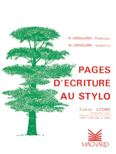 Cahier stylos-bille : Cèdre CE2