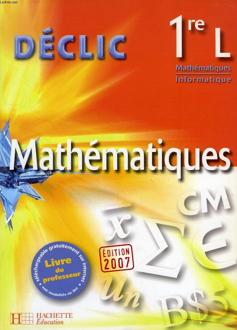 Mathématiques, 1re S. Vol. 1. Analyse