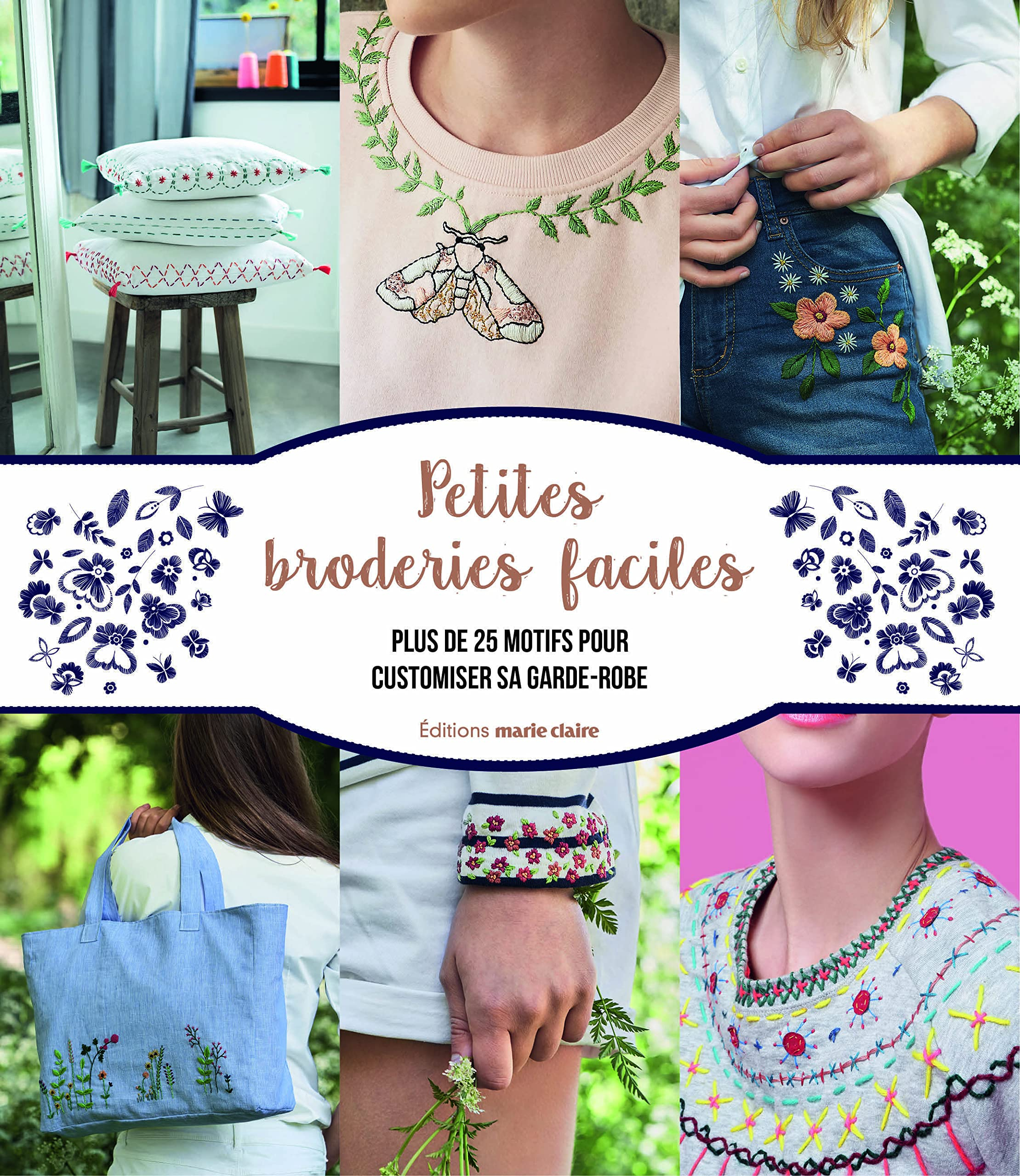 Mes tambours brodés : plus de 40 motifs à réaliser