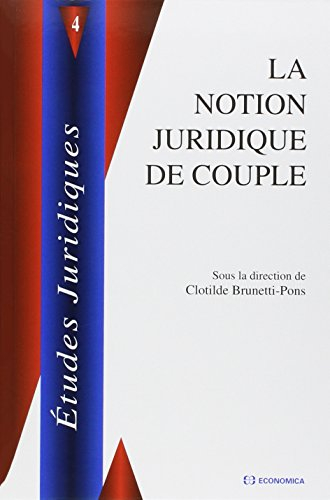 La notion juridique de couple