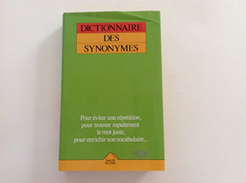 dictionnaire des synonymes