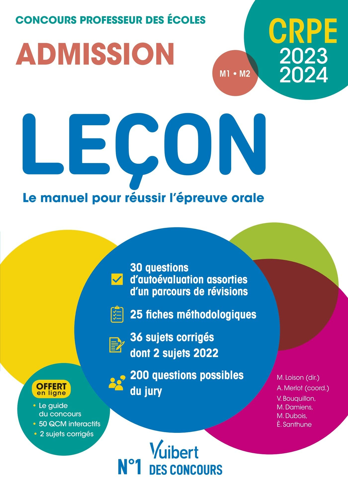 Leçon, le manuel pour réussir l'épreuve orale : concours professeur des écoles, admission, M1, M2 : 