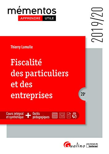 Fiscalité des particuliers et des entreprises : 2019-2020