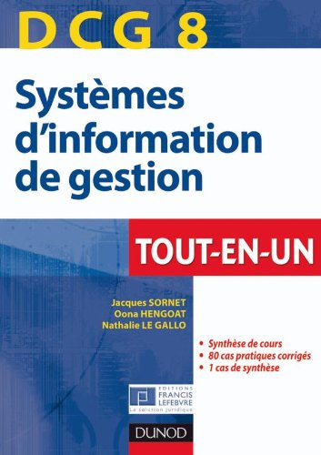 Systèmes d'information et de gestion, DCG 8 : tout-en-un