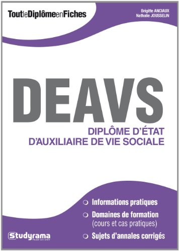 DEAVS : diplôme d'Etat d'auxiliaire de vie sociale