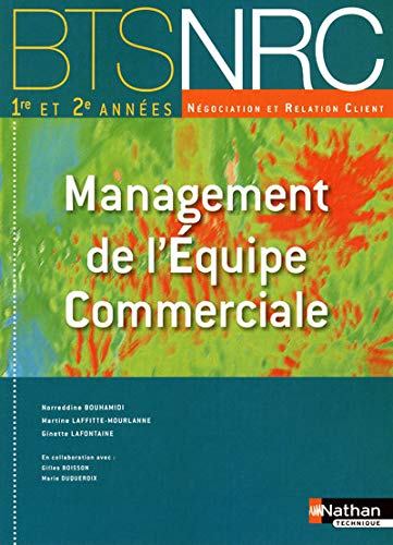 Management de l'équipe commerciale : BTS NRC 1re et 2e années