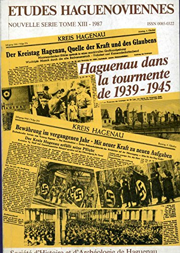 haguenau dans la tourmente de 1939-1945