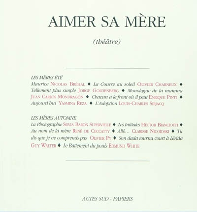 Aimer sa mère