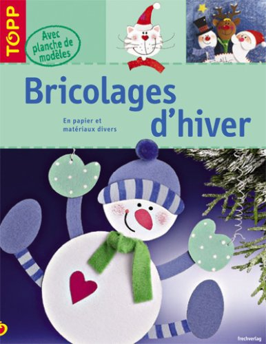 Bricolages d'hiver en papier et matériaux divers