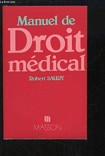 Manuel de droit medical