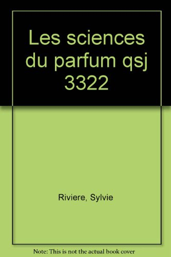 Les sciences du parfum