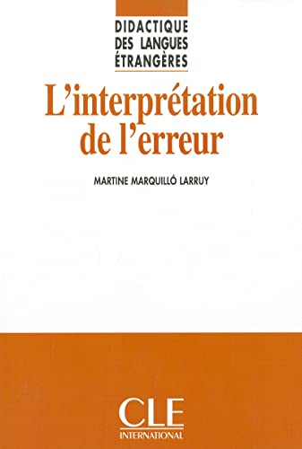 L'interprétation de l'erreur